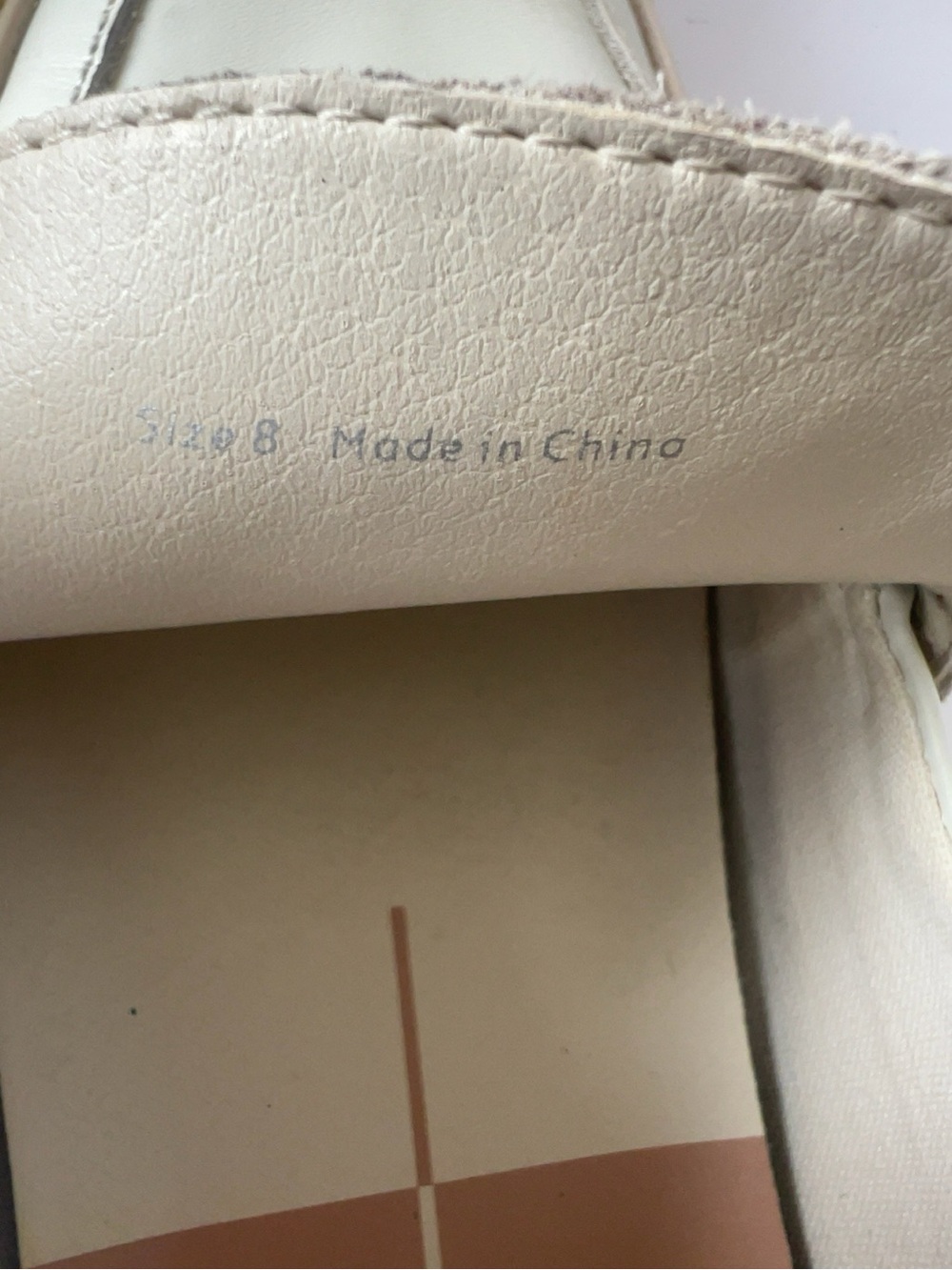 Dolce Vita Rhyne Platform Penny Loafers in Ivory White / Cream Size 8 - Picture 8 of 8
